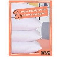 Snug Snuggle Up Pillows Four 4 Pack Sleep Support Recycled Fibre Eco Friendly