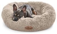 Silentnight Dog Cat Pup Bed Donut Soft Round Plush Beds Calming Pet Anti Anxiety