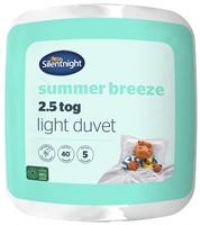 Silentnight Summer Breeze 2.5 Tog Duvet - Single