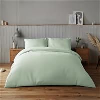 Silentnight Supersoft Sage Green Duvet Set - Single