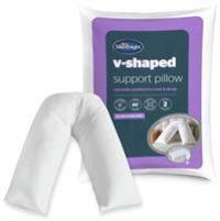 Silentnight V-Shaped Support Pillow with Pillowcase