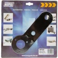 Maypole Single Socket Mounting Plate, Black