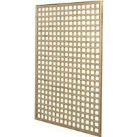 Forest Garden Wooden Premium Framed Trellis Square Design - 180cm x 120cm