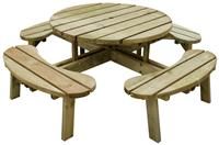 Forest Garden Circular Picnic Table