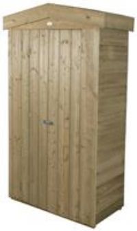 Forest Garden Overlap Wooden 990 x 480mm Apex Garden storage