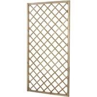 Forest Hidcote Softwood Rectangular Garden Trellis 3' x 6' 6 Pack (193KP)