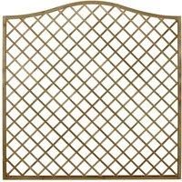 6 ft x 6 ft (1.8 m x 1.8 m) Pressure Treated Decorative Europa Hamburg Garden Screen