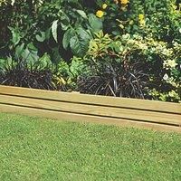 Forest Slatted Edging 120cm 3 Pack