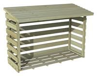 Wooden Log Store Large Pent 5'11 x 2'8 Outdoor Wood Store 1.8x0.8m Free Delivery