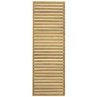 Forest Softwood Rectangular Slatted Trellis 19.6' x 6' 4 Pack (230JN)