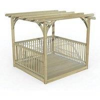 8' x 8' Forest Pergola Deck Kit No. 3 (2.4m x 2.4m)