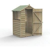 Forest 4x3 4Life Overlap Apex Shed 25yr Guarantee Base/Install Free Delivery