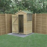 Forest Beckwood 4x3 Apex Wooden Garden Shed - 2 Windows