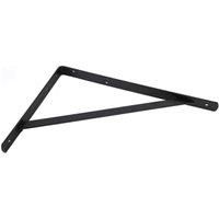 Heavy Duty Matt Black Bracket 300x210mm