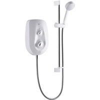 New Mira Vie White & Chrome 9.5kW Electric Shower 1.1788.005