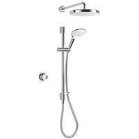 Mira Mode Dual Gravity-Pumped Rear-Fed Chrome Thermostatic Digital Mixer Shower (852RV)