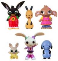 Bing Toy 6 Figure Gift set, Kids Toys & Preschool toys to develop Imaginative Play, includes 6 Characters, Flop, Sula, Amma, Coco, Charlie