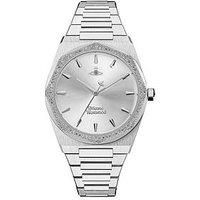 Vivienne Westwood Limehouse Ladies Quartz Watch With Silver Sunray Dial & Stainless Steel Bracelet