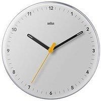 BRAUN CLASSIC ANALOGUE WALL CLOCK WITH SILENT SWEEP MOVEMENT - BC26