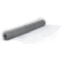 Wickes 25mm Galvanised Wire Netting - 900mm x 10m