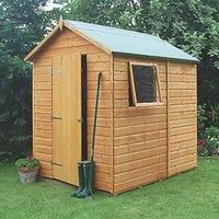 Rowlinson Premier Range 5ft x 7ft Wooden Apex Garden Shed