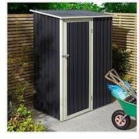 Rowlinson Trentvale 5X3 Metal Pent Shed  Dark Grey