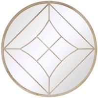 Charles Bentley Lisbon Round Garden Mirror Weather Resistant