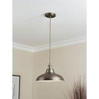 Very Home Hemstone Pendant - Pewter/Antique Brass