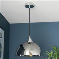 Shore Light Bartlett Metal & Glass Pendant Light- Smoke Grey