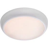 Saxby AmazonPro CCT LED Flush Ceiling/Wall Light with Microwave Sensor White 18W 1800lm (998RE)