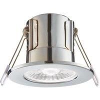 Saxby CosmosEco V3 Fixed Fire Rated LED Recessed Downlight Chrome 6W 500lm (582RE)