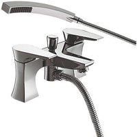 Bristan Hourglass Bath Shower Mixer Tap Pillar Mounted - Chrome