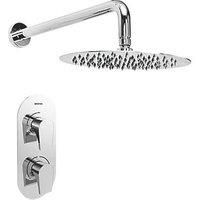 Bristan SHWR PK2 Hourglass Shower Pack with Fixed Head Mixer, Chrome Plated