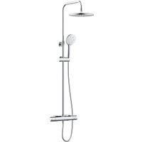 Bristan Buzz2 Thermostatic Rigid Riser Bar Diverter Mixer Shower - Chrome