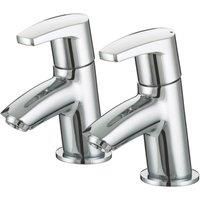 Bristan OR 3/4 C Orta Bath Taps - Chrome Plated