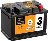 Halfords Hb075 Lead Acid 12V Car Battery 3 Year Guarantee