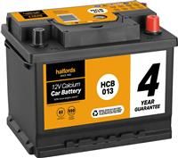 Halfords Hcb013 Calcium 12V Car Battery 4 Year Guarantee