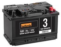 Halfords Hb010 Lead Acid 12V Car Battery 3 Year Guarantee