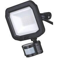 LUCECO CASTRA SMART OUTDOOR LED FLOODLIGHT WITH PIR SENSOR BLACK 20W 2000LM 