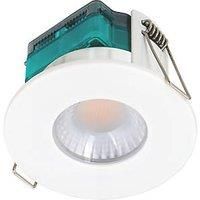 Luceco FType Essence Flat Fixed Cylinder Fire Rated LED Downlight White 5W 515lm (253KL)