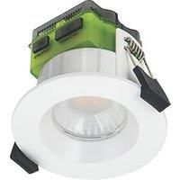 Luceco FType Mk 2 Regressed Fixed Cylinder Fire Rated LED Downlight Dim to Warm & CCT White 4-6W 675/690lm (546KL)