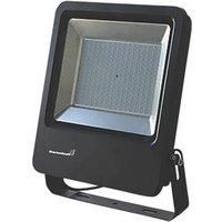 Brackenheath Rex Outdoor LED Industrial Floodlight With Photocell Black 300W 27,000lm (737FJ)