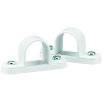 Wickes Conduit Spacer Bar Saddle - White 20mm Pack of 5