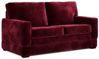 Jay-Be Urban Sofa Bed With E-pocket Mattress - Two Seater - Luxe Velvet Shiraz