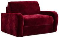 Jay-Be Deco Snuggler Sofa Bed With E-sprung Mattress - Luxe Velvet Shiraz