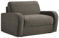 Jay-Be Deco Snuggler Sofa Bed With E-sprung Mattress - Brushed Twill Pewter