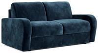 Jay-Be Deco Sofa Bed With E-sprung Mattress - Two Seater - Luxe Velvet Airforce