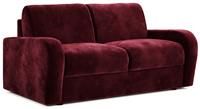 Jay-Be Deco Sofa Bed With E-sprung Mattress - Two Seater - Luxe Velvet Shiraz