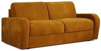 Jay-Be Deco Sofa Bed With E-sprung Mattress - Three Seater - Luxe Velvet Saffron