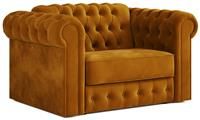 Jay-Be Chesterfield Velvet Cuddle Sofa Bed - Gold